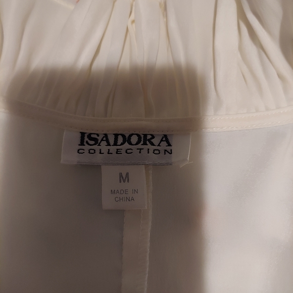 Isadora blouse with Ruffle flounces and Long belt. Medium - Picture 11 of 11